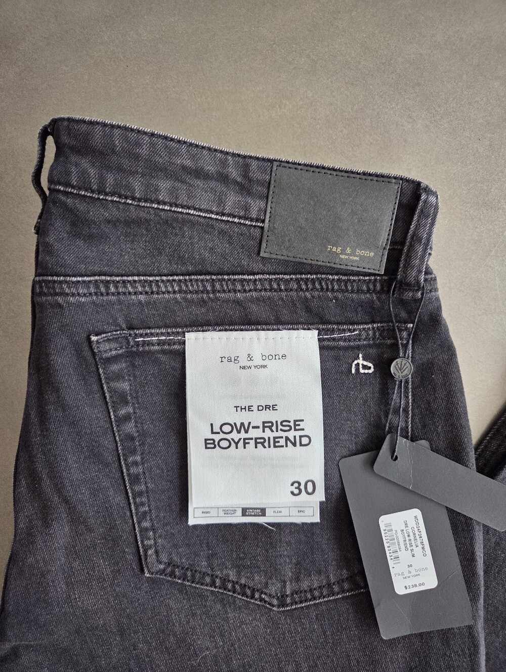 Rag & Bone Womens The Dre Low Rise Boyfriend Jeans Size 30 NWT Cornelia - Picture 5 of 11